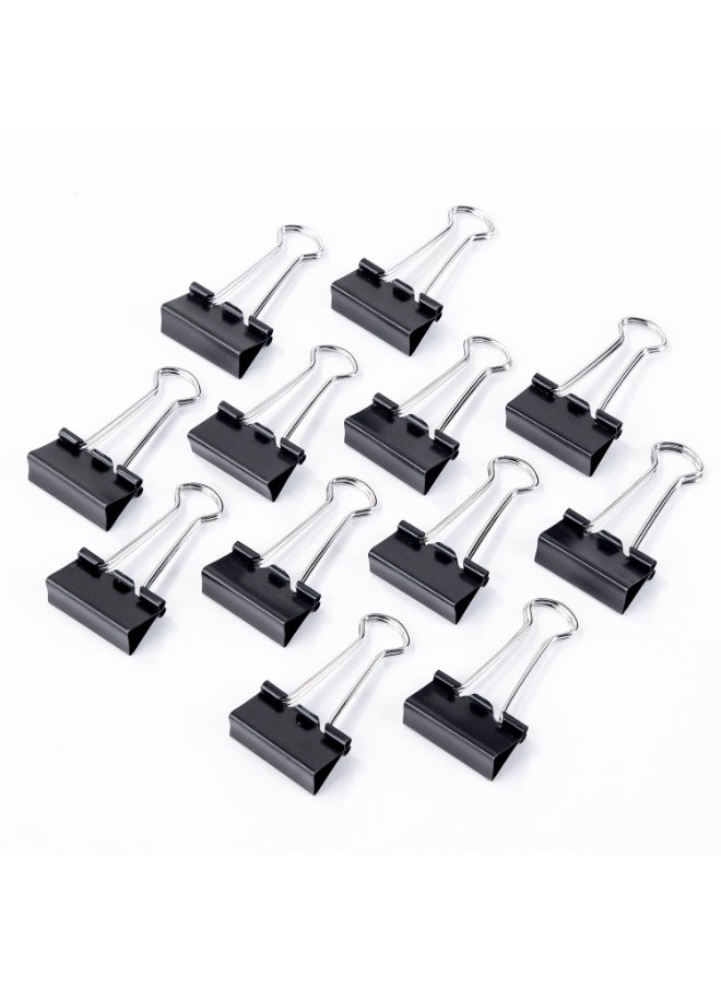 Deli Deli E38564 Binder Clips – 25mm, Black, Rust-Resistant Electrophoresis Coating  - Image 3