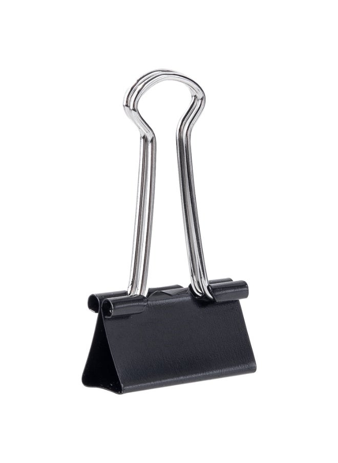 Deli Deli E38564 Binder Clips – 25mm, Black, Rust-Resistant Electrophoresis Coating  - Image 2