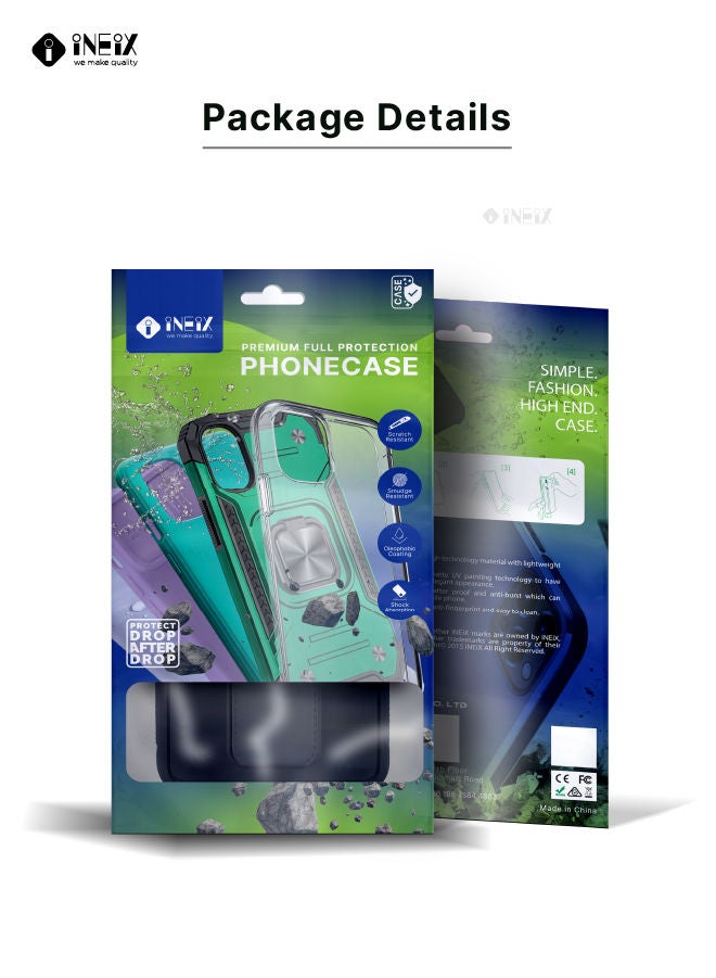 3 In 1 Magnetic Hand Grip Holder Case For Samsung Galaxy A53 5G Navy Blue