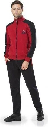 بيير كاردان Men's Zippered Pocket Tracksuit Suit