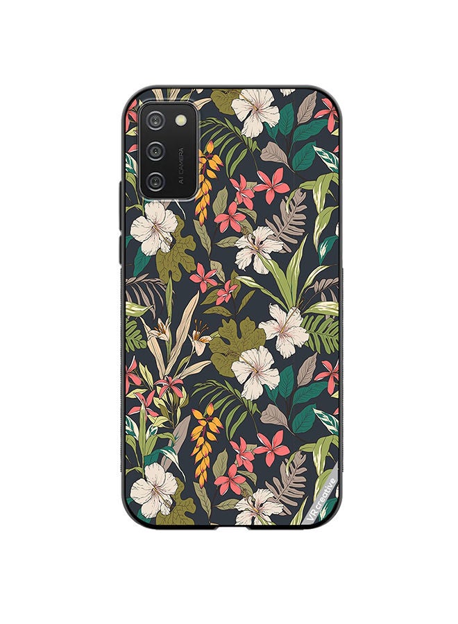 VR CREATIVE Protective Case Cover For Samsung Galaxy A03s Flower Design Multicolour - Image 1