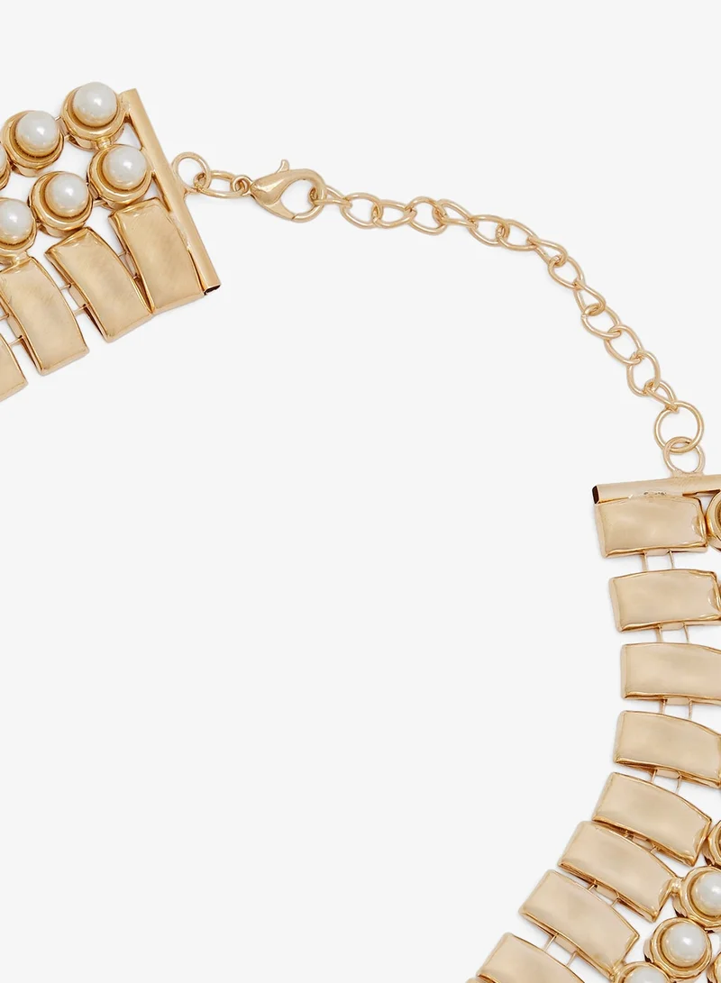 Khizana Gold Gold Embellished Choker for Women | Best Price UAE