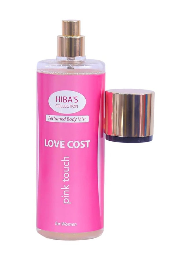 هيبا'ز كوليكشن رذاذ الجسم المعطر لوف كوست للنساء، بينك تاتش - 250 مل (8.45 أونصة سائلة) - Image 2