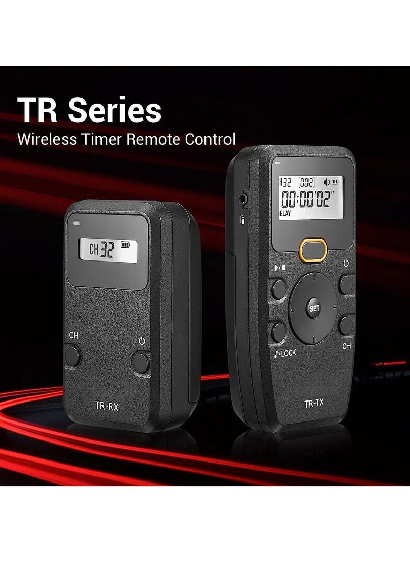 Excefore - TR-S2 Remote Shutter Release for Sony, Wireless Shutter Release Intervalometer Compatible for Sony a7 a7m2 a7m3 a7S a7SII a7R a7RII a9 a9II a58 a6600 a6400 a6500 a6300 a6000 a5100 RX100M7 - Image 1