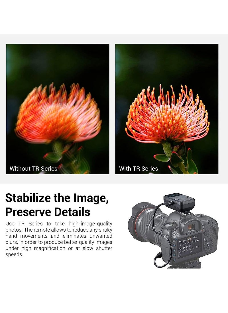 Excefore - TR-S2 Remote Shutter Release for Sony, Wireless Shutter Release Intervalometer Compatible for Sony a7 a7m2 a7m3 a7S a7SII a7R a7RII a9 a9II a58 a6600 a6400 a6500 a6300 a6000 a5100 RX100M7 - Image 1