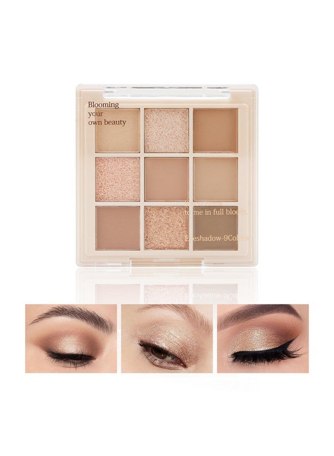 Boobeen Nude Eyeshadow Palette - Matte and Shimmer Makeup, Highly Pigmented Creamy Eye Shadow Powder, Create a Neutral Eye Look, Long Wearing - Image 1