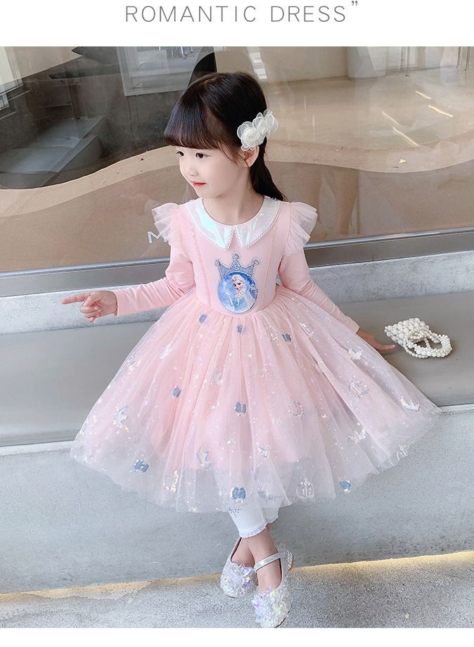 Loquat Fairy Princess Themed Party Dress Pink 
