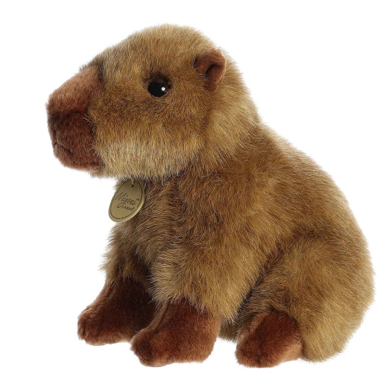 AuroraÂ® Realistic MiyoniÂ® Capybara Stuffed Animal - Lifelike Details Make a Cherished Companion - Perfect for Decorating Bedrooms or Classrooms - Brown 10 Inches - Image 5