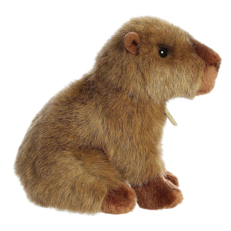 AuroraÂ® Realistic MiyoniÂ® Capybara Stuffed Animal - Lifelike Details Make a Cherished Companion - Perfect for Decorating Bedrooms or Classrooms - Brown 10 Inches - Image 3