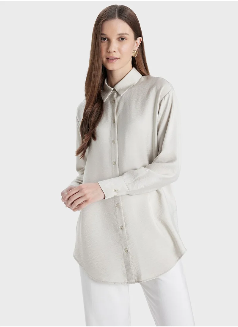 DeFacto Relax Fit Long Sleeve Tunic