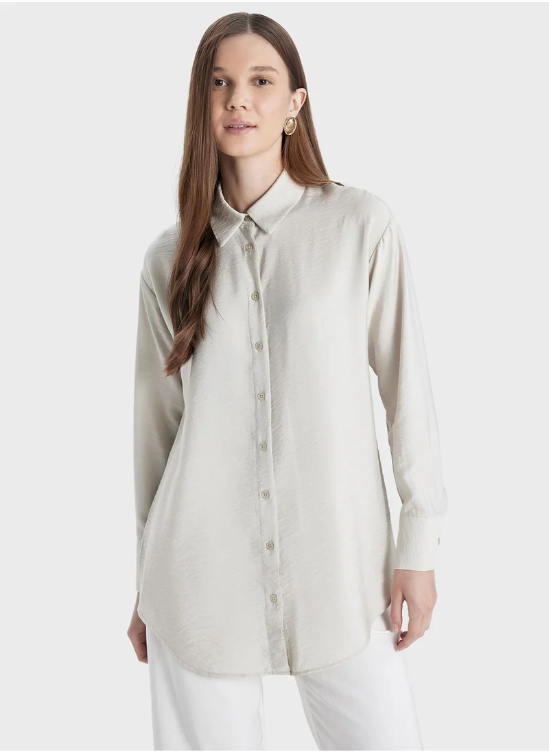 DeFacto Relax Fit Long Sleeve Tunic