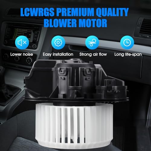 LCWRGS AC Heater Blower Motor with Fan Fits for Porsche Cayenne VW Volkswagen Touareg 2011 2012 2013 2014 2015 2016 2017 2018 HVAC Blower Motor Fan Replaces# 7P0820021 - Image 2