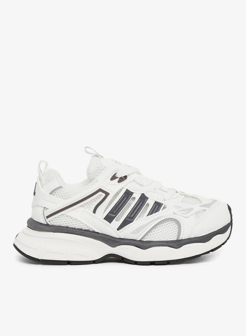 Styli Active Chunky Sole Lace Up Sneakers