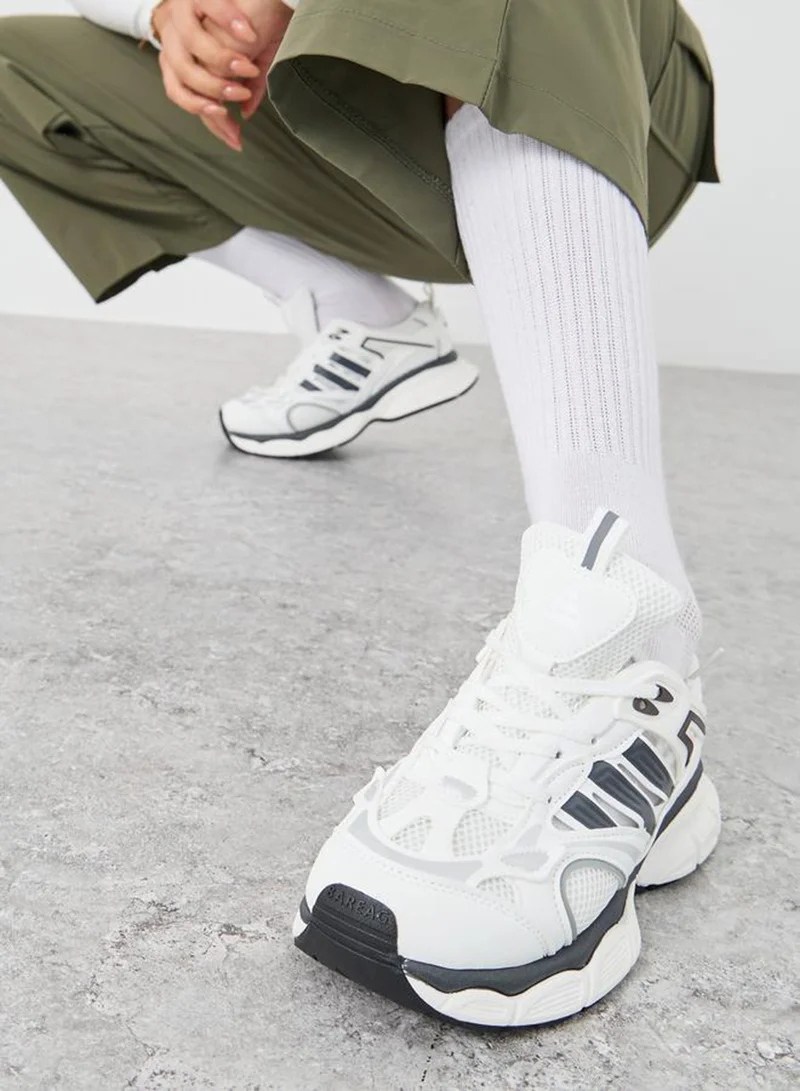 Styli Active Chunky Sole Lace Up Sneakers