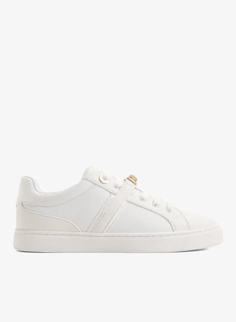 Ellyanna Ladies White Low Top Sneaker