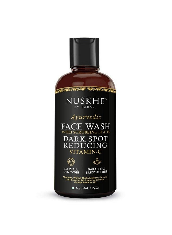 Nuskhe By Paras Dark Spot Reducing Vitamin C Face Wash-210Ml | Scrubbing Beads | Removes Impurities| Skin Smoothening | No Parabens, Sulphate, Silicones & Color - Image 1