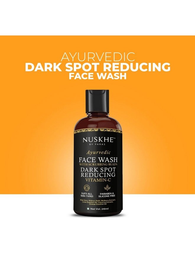 Nuskhe By Paras Dark Spot Reducing Vitamin C Face Wash-210Ml | Scrubbing Beads | Removes Impurities| Skin Smoothening | No Parabens, Sulphate, Silicones & Color - Image 2