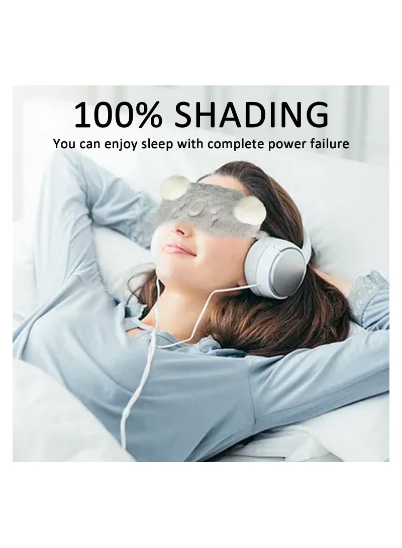 KASTWAVE 2 Pieces Of Eye Mask Sleep Women Girls Children Adult Children Soft Eye Breathable Eye Mask Travel Sleep Nap Meditation Shading Anti-Allergy - Image 2