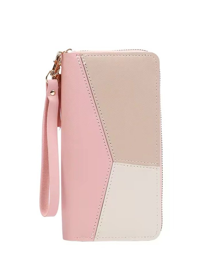 Generic Womens Wallet Pu Leather Long Wallet For Women Card Holder Organiser Wristlet Clutch With Zipper Pocket Coin Purse with Tassel and Pendant  - Image 2