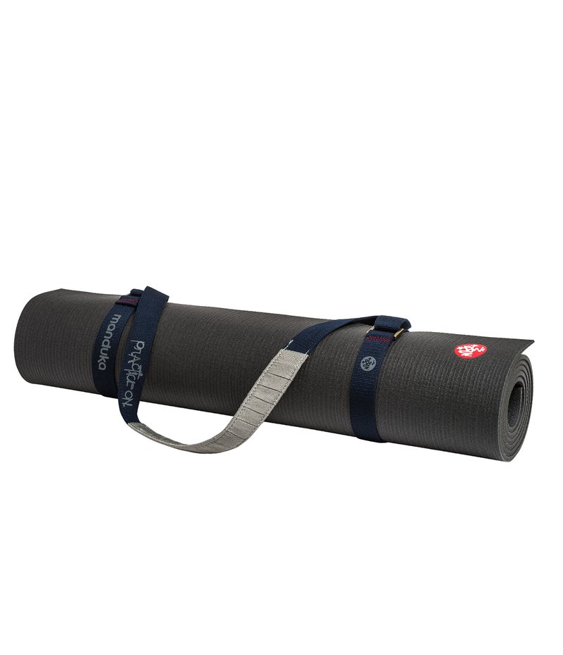 Manduka Yoga Commuter Mat Carrier - Eco-Friendly Cotton, Easy to Carry, Hands-Free, For All Mat Sizes | Odyssey Blue | 68" x 1.5" - Image 5