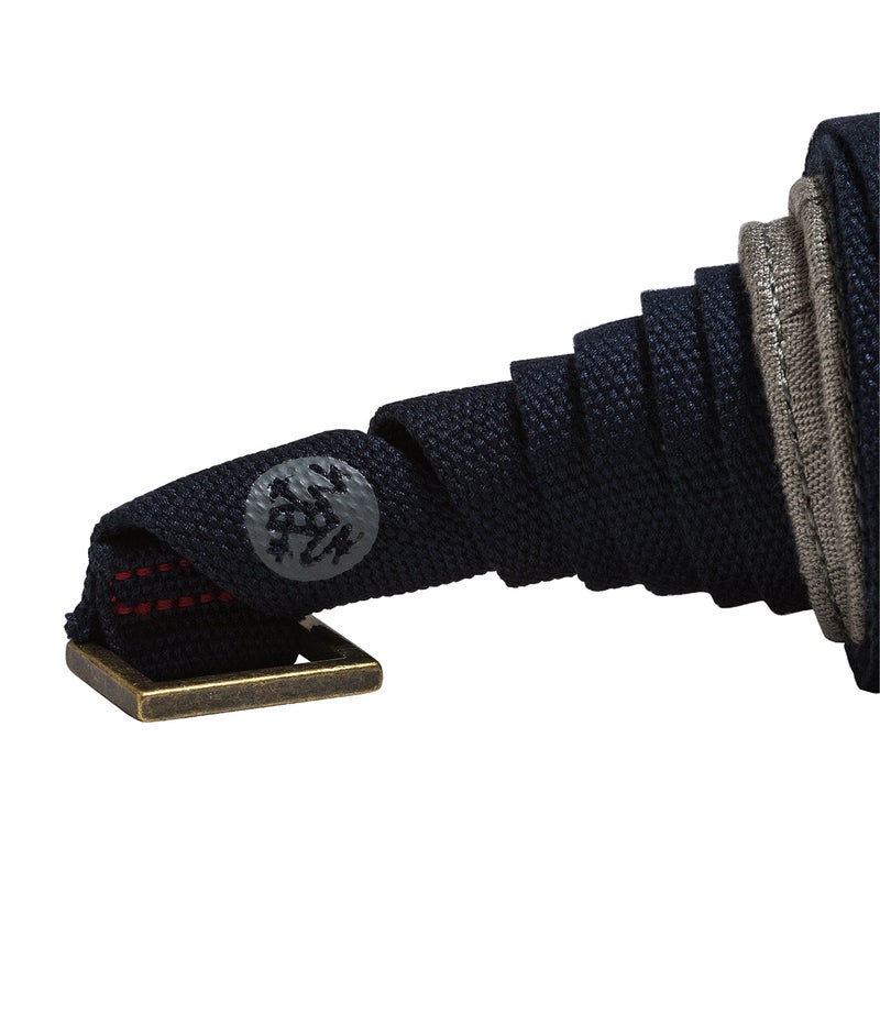 Manduka Yoga Commuter Mat Carrier - Eco-Friendly Cotton, Easy to Carry, Hands-Free, For All Mat Sizes | Odyssey Blue | 68" x 1.5" - Image 4