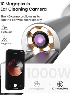 Bebird Bebird note5 pro ear wax removal kit 3-in-1 ear wax remover tool wax elimination tweezers and wireless visible ear cleaner with camera for iOS, Android Phones and storage base  - Image 3