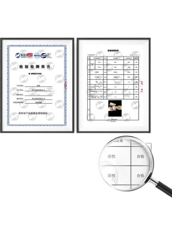 Deli 200Ml Disposable Paper Cups, Thick Bamboo Pulp Cups/Water Cups, 100 Count - Image 1