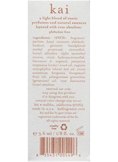 KAI Perfume Oil. Rose, Gardenia Wrapped In White Exotic Flowers, Layered With Rose Absolute. Eau De Perfume Roll On Oil 1/8 Fl Oz., Vegan, Cruelty Free, Made In The Usa  - Image 3