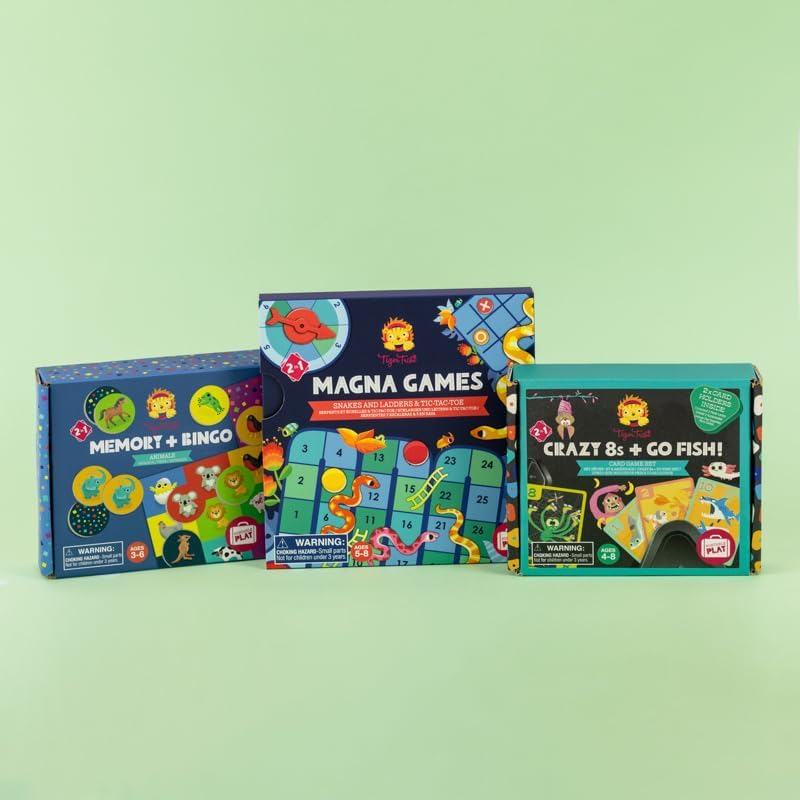 Tiger Tribe Crazy 8s and Go Fish Card Game Set - Image 4