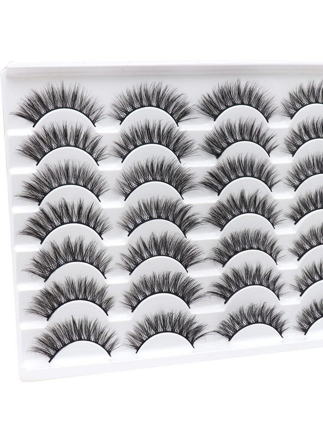 فيليشا Lashes 3D Faux Mink Lashes Fluffy False Eyelashes مظهر طبيعي 14 زوجًا من الرموش الفاخرة Wispy Fake Eyelashes (Y52) - Image 5