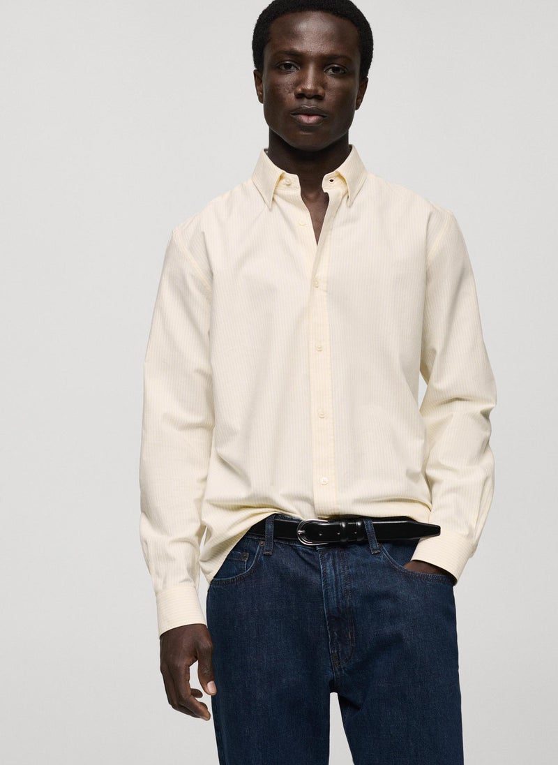Mango Man Kodak Long Sleeve Regular Fit Shirt  - Image 1