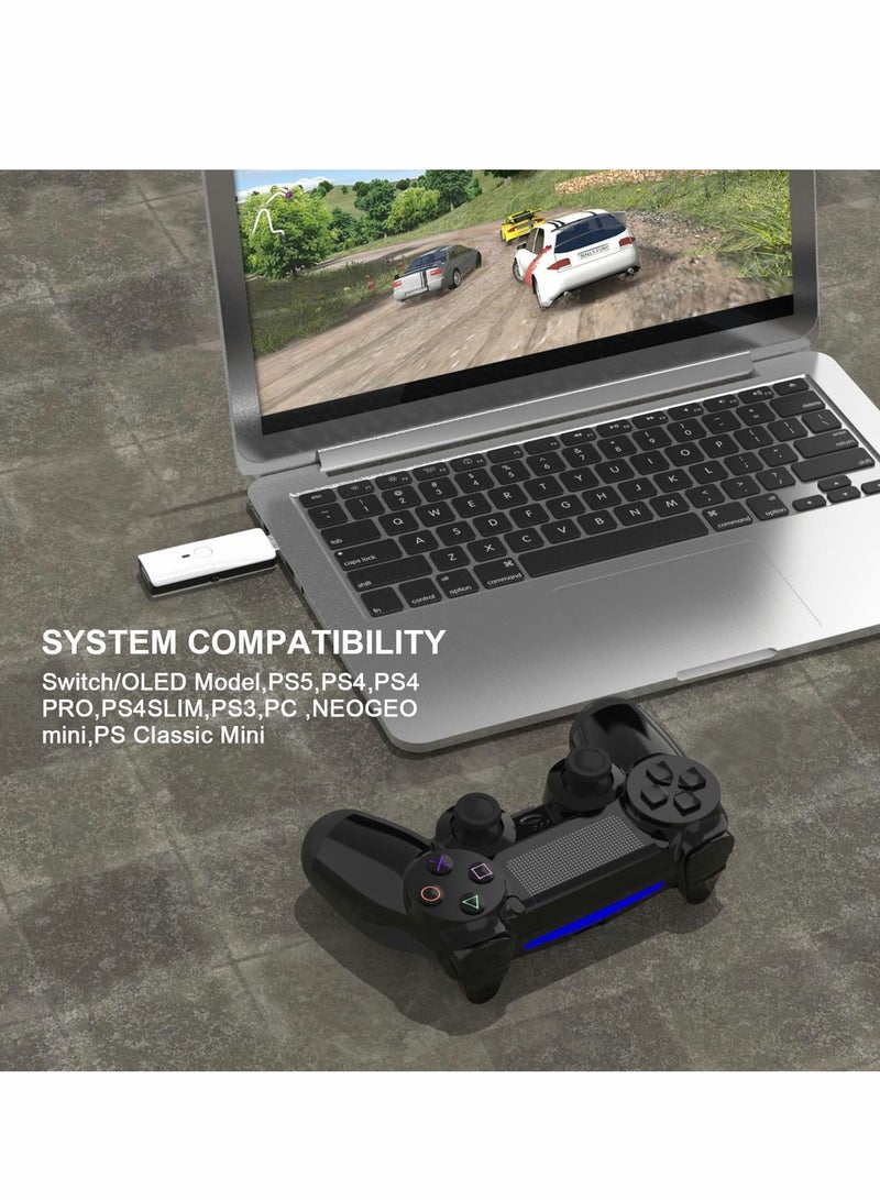 Y&D Wireless Controller Adapter, USB Coverter for PS5 4 Windows Nintendo Switch OLED, Converter Suitable Xbox Series X S Controller, One Elite - Image 5
