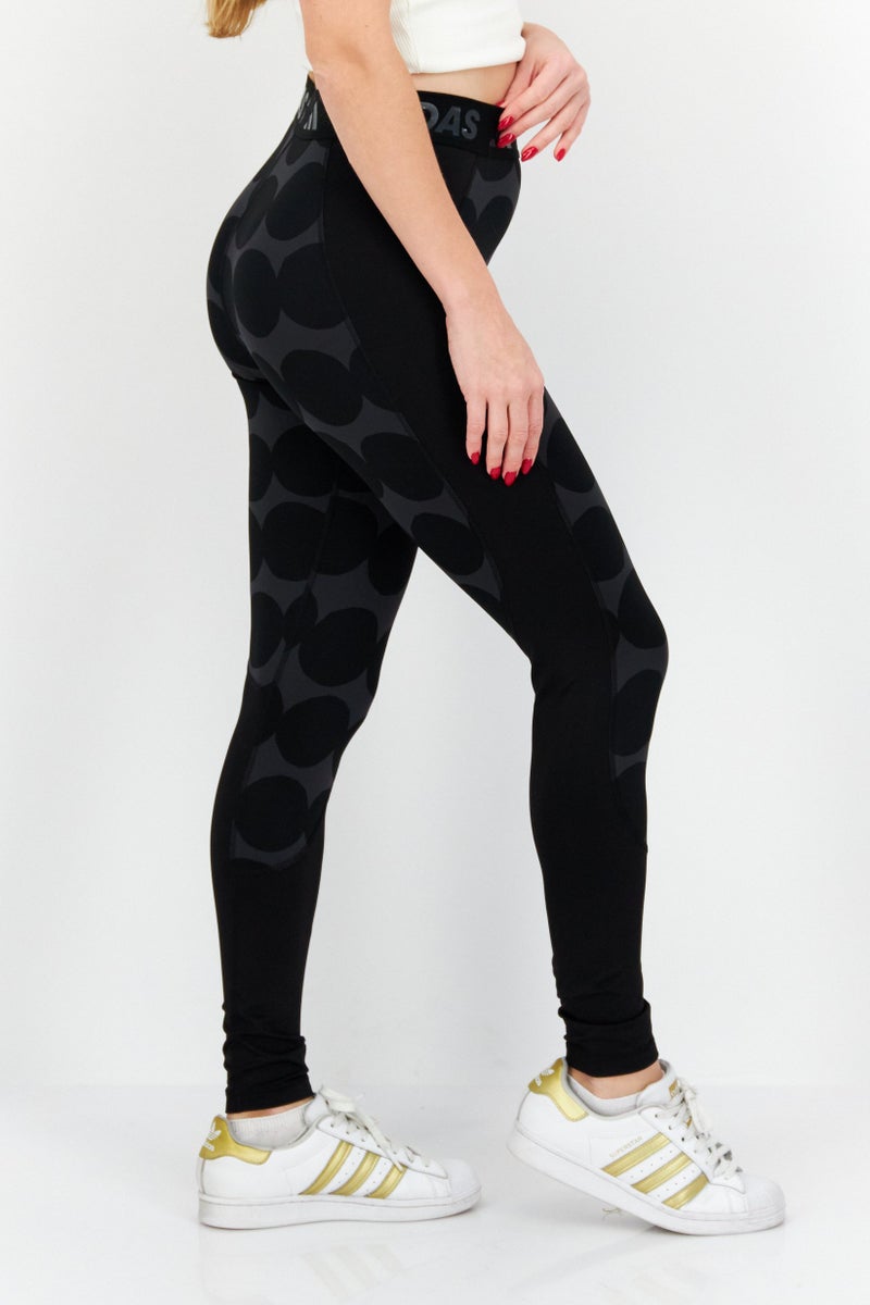 Adidas Women Tech Fit Training Long Tight, Black - Image 2
