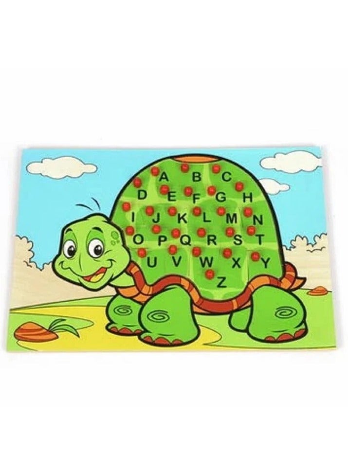 بزل الحروف الإنجليزية – السلحفاة