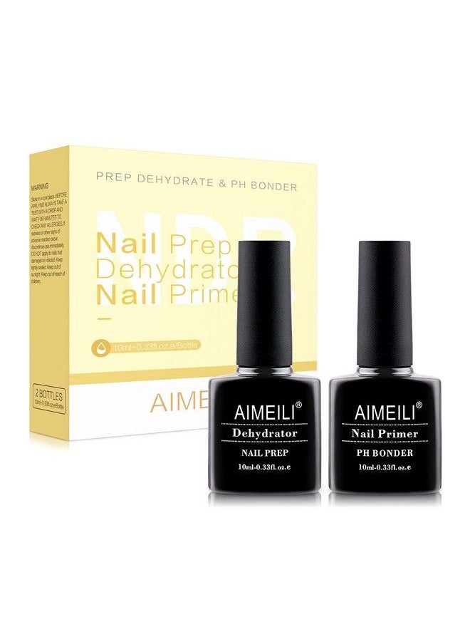 AIMEILI Nail Prep Bond Primer Quick Dry Nail Prep Dehydrator U V Led Gel Foundation Bonding Primer For Nail Tips Acrylic Powder And Builder Gel  - Image 1