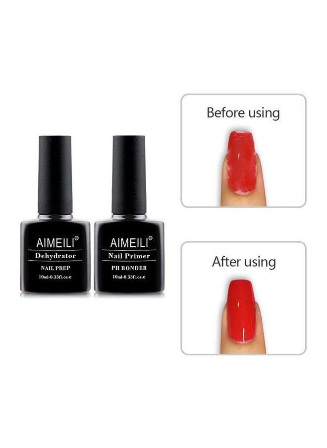 AIMEILI Nail Prep Bond Primer Quick Dry Nail Prep Dehydrator U V Led Gel Foundation Bonding Primer For Nail Tips Acrylic Powder And Builder Gel  - Image 5
