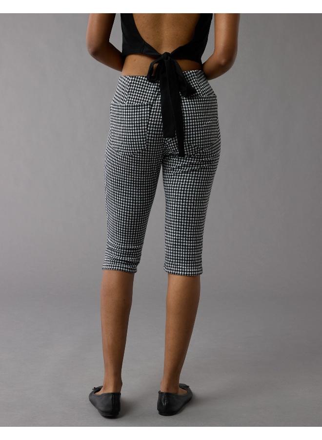 امريكان ايجل بنطلون كابري كاروهات منخفض الخصر مطاطي - Image 4