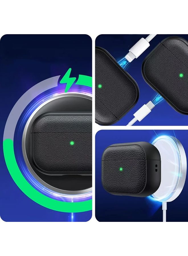 Fo For Airpods Pro 2nd Gen Case White With Lanyard And Cleaning Kit Soft TPU Protective Cover - Image 5