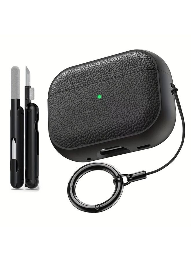 Fo For Airpods Pro 2nd Gen Case White With Lanyard And Cleaning Kit Soft TPU Protective Cover - Image 2