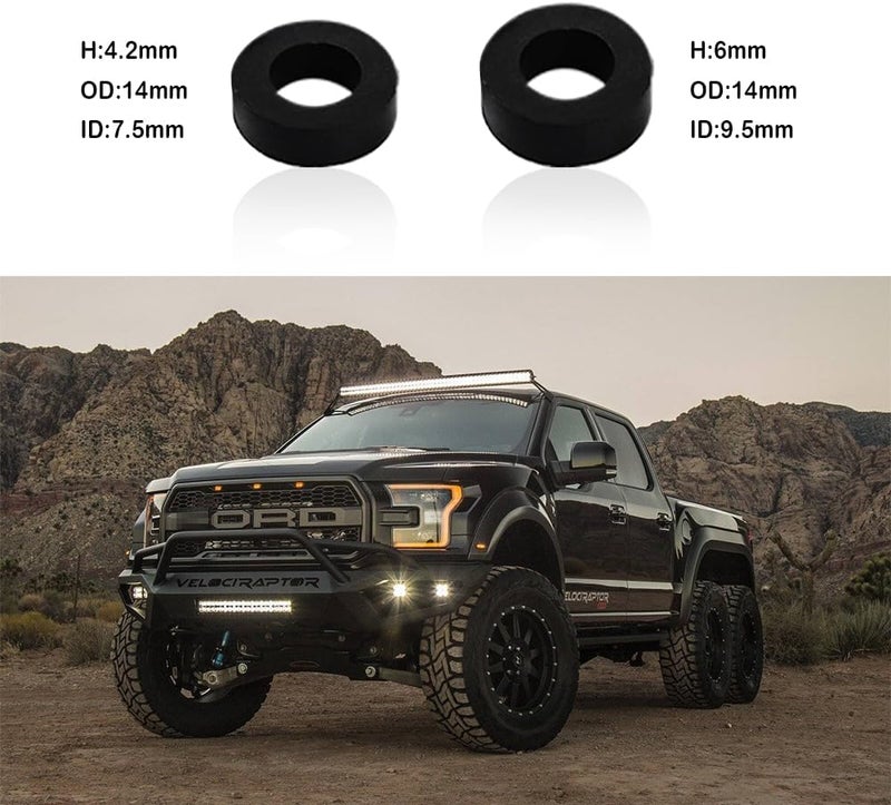 Turcee13 PCS Truck Antenna Adapter Accessories for Truck/Car Kit,11 Screws&2 Rubber Washers Replacement for Toyota,Jeep,Wrangler,Denali,Tantu,Douqi,Ford,GMC Antenna - Image 5