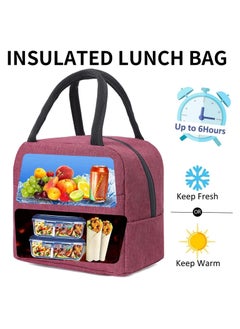 Cool Baby COOLBABY Small Thermal Bag Lunch Box （Rose）  - Image 3