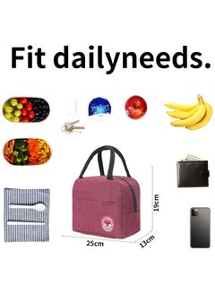 Cool Baby COOLBABY Small Thermal Bag Lunch Box （Rose）  - Image 4