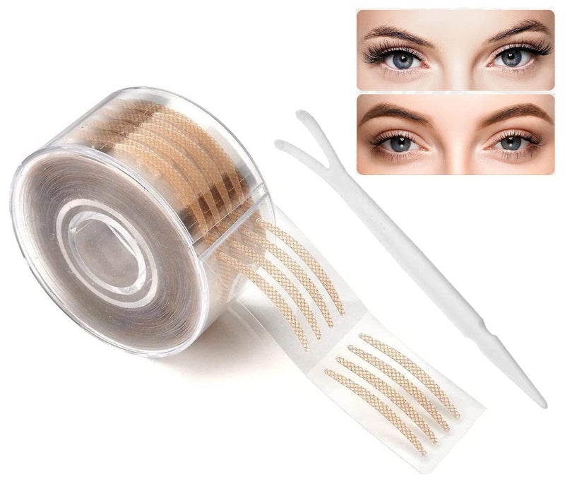 Abhsant Abhsant 600Pcs Eyelid Tape Portable Breathable Natural Invisible Single Sided Tool Natural Strips Stickers Instant Eye Lift Strips With Fork Shadow Sticker Waterproof Lightweight for Girl woman  - Image 1