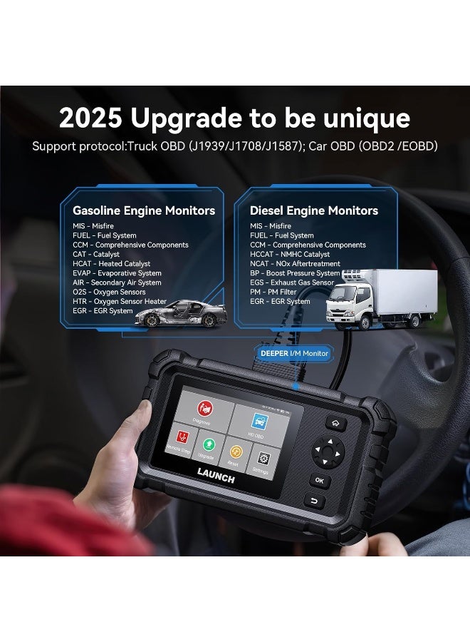 LAUNCH Creader Elite HD-H Heavy/Medium-Duty Truck Scanner - Image 4