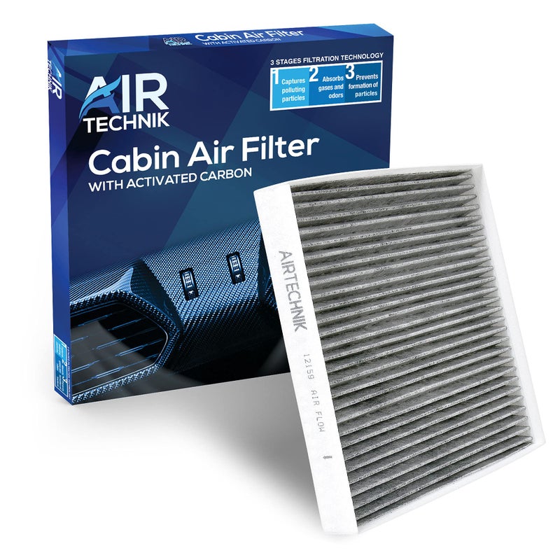 AirTechnik CF12159 Cabin Air Filter wActivated Carbon Fits Hyundai Sonata Hybrid 20162019 Nexo 20192023 Kia Optima 20162020 Cadenza 20172019 Telluride 20202021 Carnival 202297133C1010