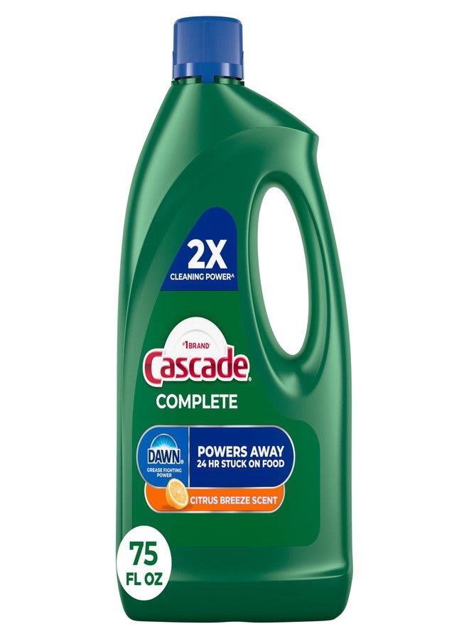 Cascade Complete Gel All-in-1 Dishwasher Detergent - Citrus breeze - 75 oz Packaging May Vary - Image 1