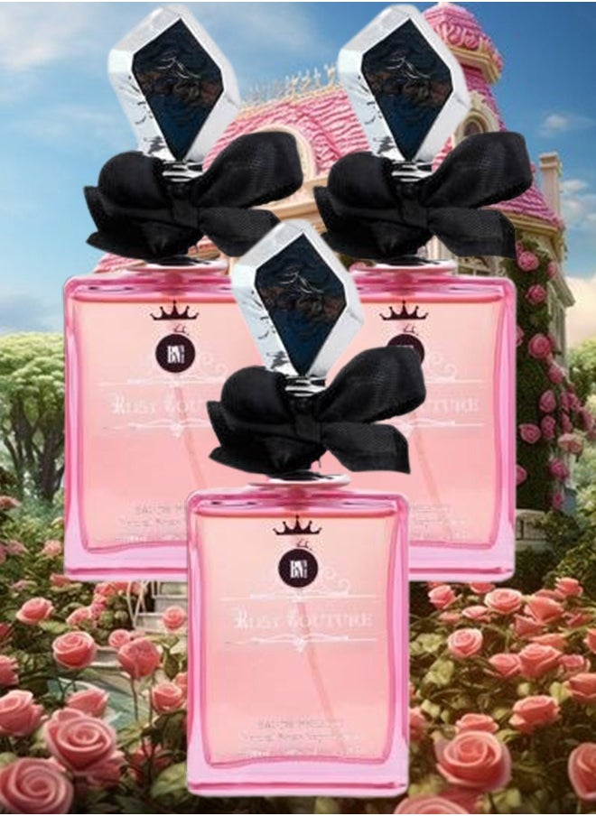 بي إن بيرفيومز - 3 قطع عطر روز كوتور بي إن بارفوم 100 مل - Image 1