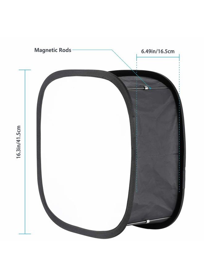 Neewer 2 Pack LED Light Panel Softbox for 660 480 Video Light,Outer 16.3"x6.5" Inner 9.8"x8.7" Foldable Light Diffuser for Photo Studio Video Shooting - Image 2