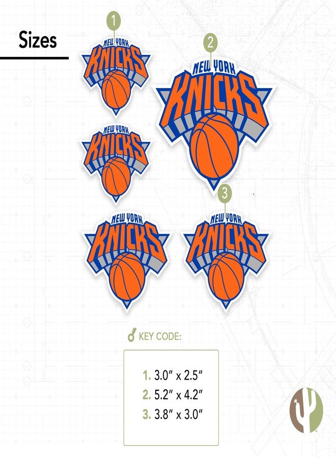 Desert Cactus New York Knicks NY NBA Officially Licensed Sticker Vinyl Decal Laptop Water Bottle Car Scrapbook (Type 3-1) - Image 3