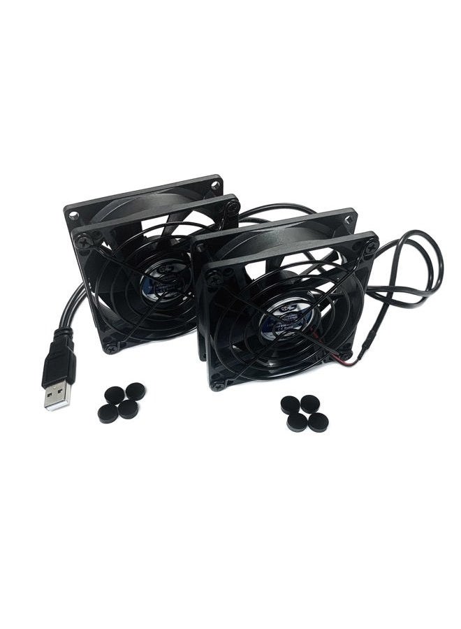 Coolerguys Dual 80mm USB Cooling Fans - Image 1